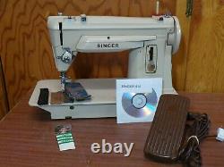 Singer 416 Heavy Duty Sewing Machine Upholstery Leather Denim Serviced Straight