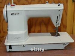 Singer 416 Heavy Duty Sewing Machine Upholstery Leather Denim Serviced Straight