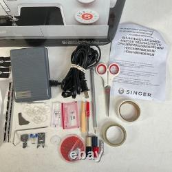 Singer 4411 Heavy Duty Portable Sewing Machine Grey With Pedal And Accessories