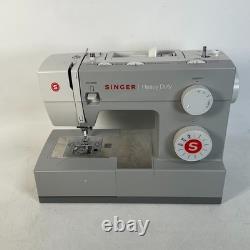 Singer 4411 Heavy Duty Portable Sewing Machine Grey With Pedal And Accessories
