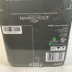 Singer 4411 Heavy Duty Portable Sewing Machine Grey With Pedal And Accessories