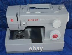 Singer 4423 Heavy Duty Used Sewing Machine Attachments Manual Serviced Sews Nice