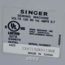 Singer 4423 Heavy Duty Used Sewing Machine Attachments Manual Serviced Sews Nice