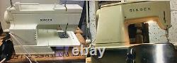 Singer 6211c Samba2 & 427 Zigzag Sewing Machines Semi Industrial Heavy Duty