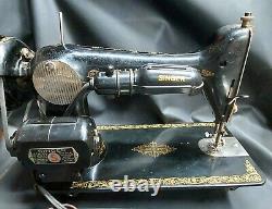 Singer 66 Heavy Duty Sewing Machine Denim Leather Lace