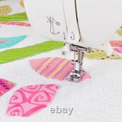 Singer 7258 Sewing & Quilting Machine Green/White 203 Stitch Applications