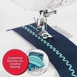 Singer 7258 Sewing & Quilting Machine Green/White 203 Stitch Applications