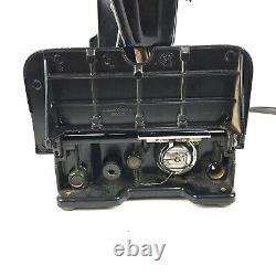 Singer Black 301A Sewing Machine Slant Needle Heavy Duty With Pedal And Light