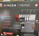 Singer HD0450S Heavy-Duty Serger Sewing Machine #230414 Gray/Red BRAND NEW