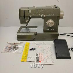 Singer HD105C Sewing Machine Heavy Duty with Light and Foot Pedal CR 606