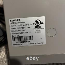 Singer HD6360 Heavy Duty Mechanical Sewing Machine Pre-Owned