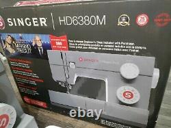 Singer HD6380M Heavy-Duty Sewing Machine & Extension Table Gray F. S