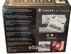 Singer Heavy Duty 4411 Sewing Machine High Speed 11 Stitches Foot Pedal In Box