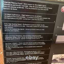 Singer Heavy Duty 4411 Sewing Machine High Speed 11 Stitches Foot Pedal In Box