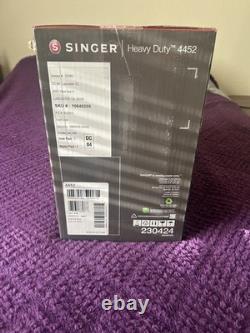 Singer Heavy Duty 4452 Sewing Machine Gray Enhanced Piercing Power Full Metal