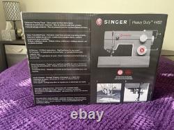 Singer Heavy Duty 4452 Sewing Machine Gray Enhanced Piercing Power Full Metal