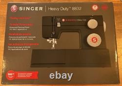 Singer Heavy Duty 8832 Sewing Machine Black 32 Stitches Metal Frame New Sealed