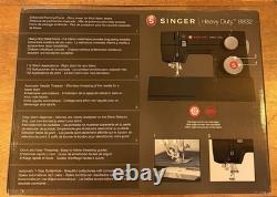 Singer Heavy Duty 8832 Sewing Machine Black 32 Stitches Metal Frame New Sealed