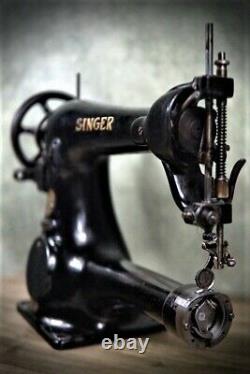 Singer Sewing Machine 18 18-2 18K2 Cylinder Arm Lefty Left Hand Heavy Duty #2