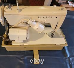 Singer Sewing Machine 237 Fashion Mate Carrying Case Vintage Heavy Duty