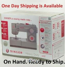 Singer Sewing Machine 4452 Heavy Duty with 32 Built-in Stitches +Exclusive Bonus