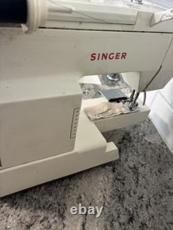Singer Sewing Machine FM-17C With Pedal, Zig Zag, Free Arm, Extras- Heavy Duty