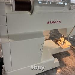 Singer Sewing Machine FM-22 C With Pedal, Zig Zag, Free Arm, Extras- Heavy Duty