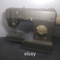 Singer Sewing Machine HD110 C Heavy Duty Metal & Foot Pedal Quilter Table Video