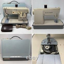 Singer Stylist Zig-Zag 457 Sewing Machine Heavy Duty with Pedal & Case? WORKS