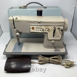 Singer Stylist Zig-Zag 457 Sewing Machine Heavy Duty with Pedal & Case? WORKS