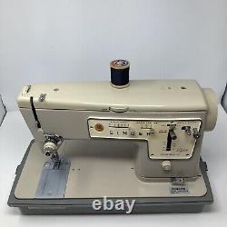 Singer Stylist Zig-Zag 457 Sewing Machine Heavy Duty with Pedal & Case? WORKS