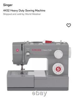 Singers 4432 Heavy Duty Sewing Machine (Gray)+ Universal Carrying Case Bundle