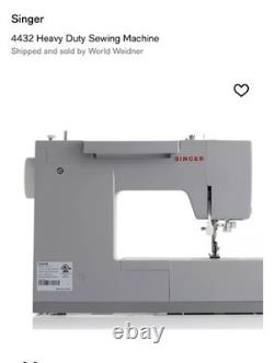 Singers 4432 Heavy Duty Sewing Machine (Gray)+ Universal Carrying Case Bundle