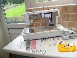 Stunning Janome Newhome 674 Heavy Duty Z/z Sewing Machine, Case, Expertly Serviced