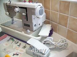 Stunning Janome Newhome 674 Heavy Duty Z/z Sewing Machine, Case, Expertly Serviced