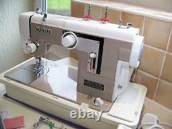 Stunning Janome Newhome 674 Heavy Duty Z/z Sewing Machine, Case, Expertly Serviced