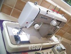 Stunning Janome Newhome 674 Heavy Duty Z/z Sewing Machine, Case, Expertly Serviced