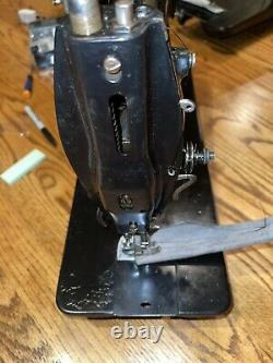 Super Heavy Duty Leather And Canvas Sewing Machine. Amazing. Read. N3