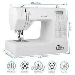 Uten Electric Sewing Machine 60/200 Stitches Embroidery Quilting withSpeed Control