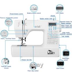 Uten Electric Sewing Machine 60/200 Stitches Embroidery Quilting withSpeed Control
