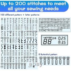 Uten Electric Sewing Machine 60/200 Stitches Embroidery Quilting withSpeed Control