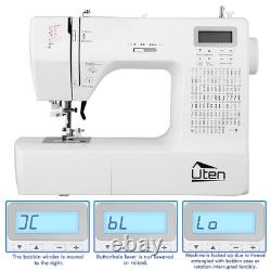 Uten Electric Sewing Machine 60/200 Stitches Embroidery Quilting withSpeed Control