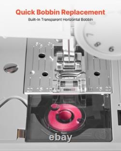 VEVOR Computerized Sewing Machine Digital Sewing Machine 200 Stitch Applications