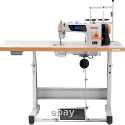 VEVOR Industrial Sewing Machine, Heavy-duty Lockstitch Sewing Machine with 550W
