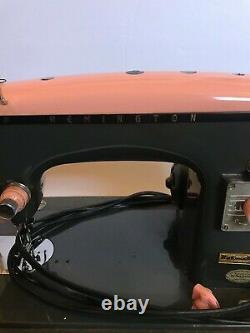 VINTAGE Remington (FL) Heavy Duty Sewing Machine PINK