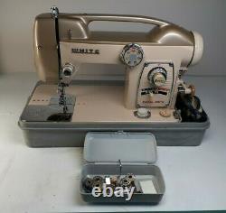 VINTAGE WHITE Model 769 Selec-Tronic ZigZag Width Heavy Duty Sewing Machine