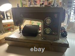 VTG Kenmore Heavy Duty 158 Sewing Machine Sears Model 158.141000