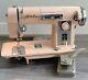 VTG Pink Altas Heavy Duty Zig-Zag Sewing Machine AZ-59 Works Clean