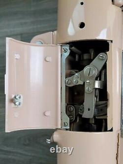 VTG Pink Altas Heavy Duty Zig-Zag Sewing Machine AZ-59 Works Clean