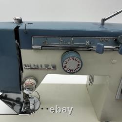 VTG White Model 167 Zig Zag Heavy Duty Sewing Machine With 11 Built in Stitches
